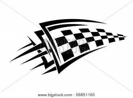Tattoo With Racing Flag