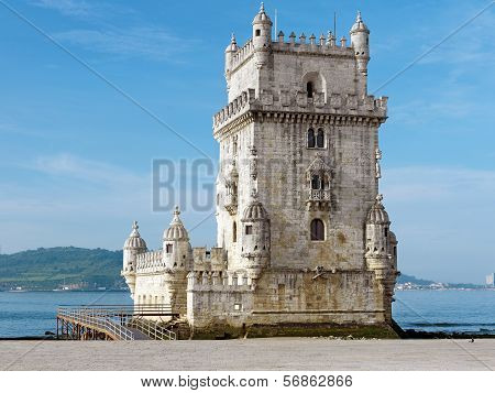 Belem Tower In Lisbon (portugal)