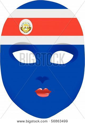 Costa Rica Mask