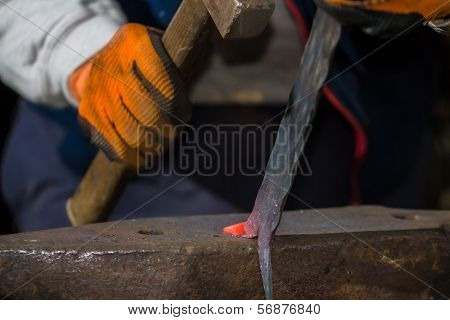 Smith Forging Hot Iron