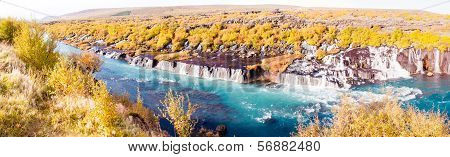 Hraunfossar Waterfall, Iceland