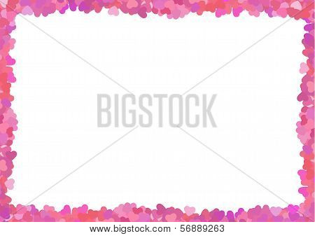 Valentine's Pink Frame