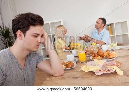 Parents Arguing In The Kitchen