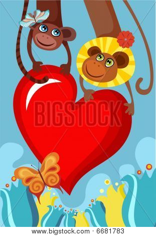 carte de la Saint-Valentin
