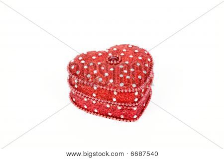 Kästchen herzförmige Schmuck