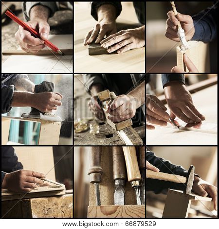 Carpenter At Work