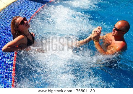 Foot Massage In Jacuzzi