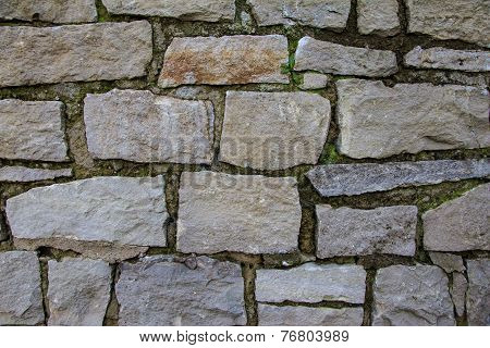 Pattern Of Rough Unregular Stone Wall Texture