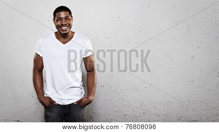 Portrait Of A Smiling Young Man