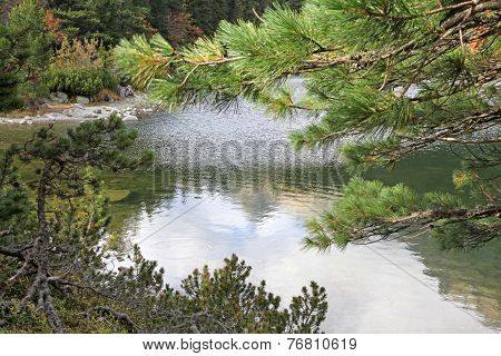 Popradske pleso - tarn in High Tatras, Slovakia