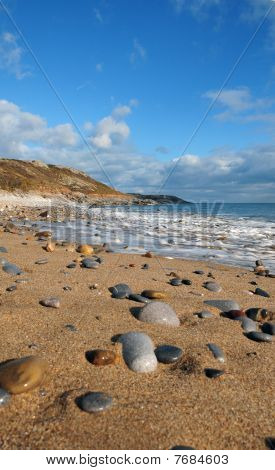 Port Eynonovy Beach kameny
