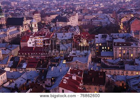 Twilight in Lviv