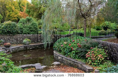 Landscaped public garden