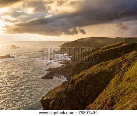 Lizard Point Cornwall Sunset