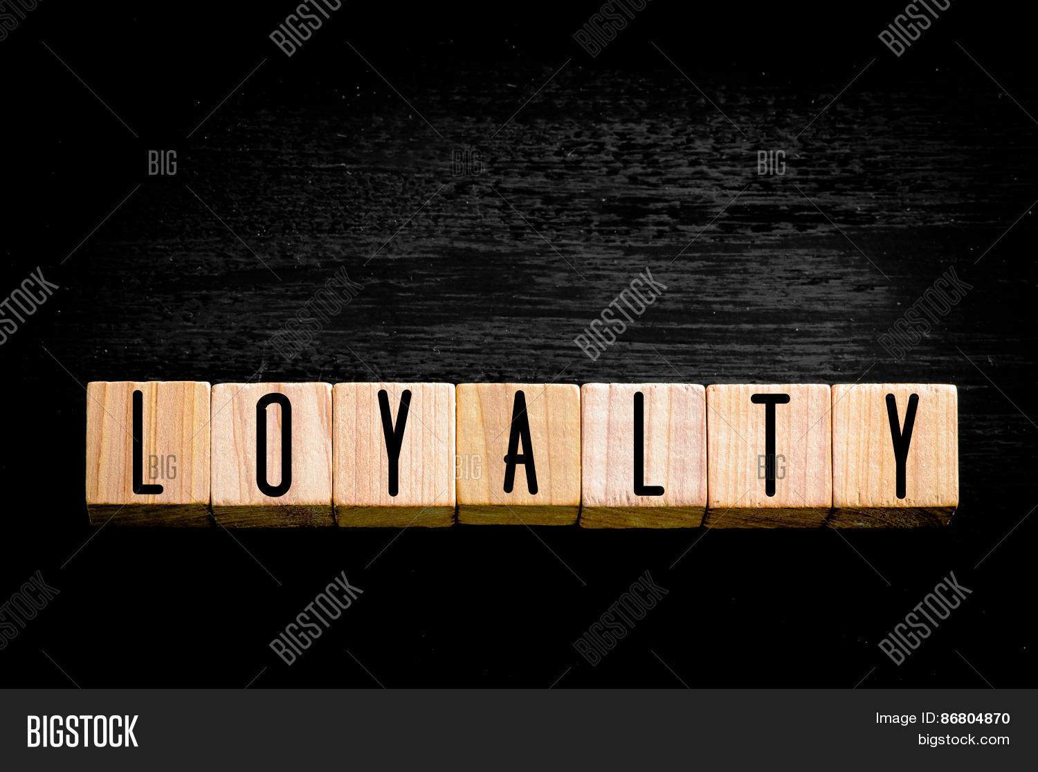Word Loyalty Isolated Image Photo Free Trial Bigstock