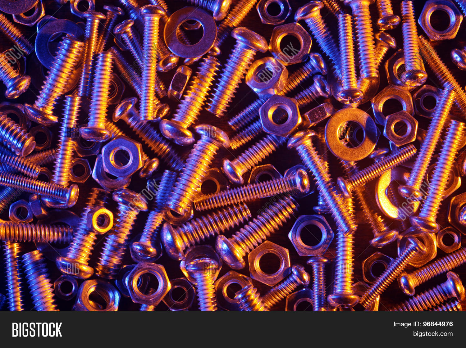 Nuts Bolts Background Image & Photo (Free Trial) Bigstock
