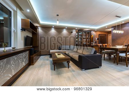 Interior Of A Luxury Living Room