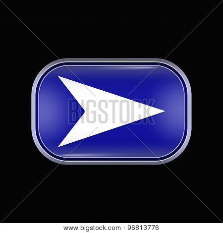 Modern Glass Buttons Navigation