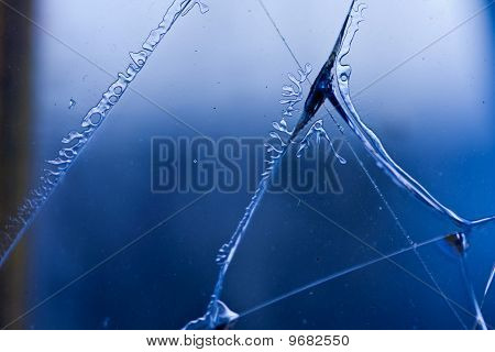 Macro Broken Glass