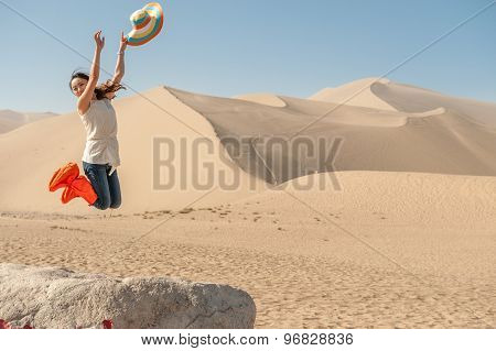 Sand dunes at Dunhuang, China