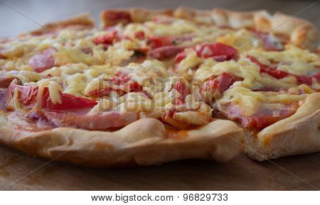 Pizza Cut For The Portion