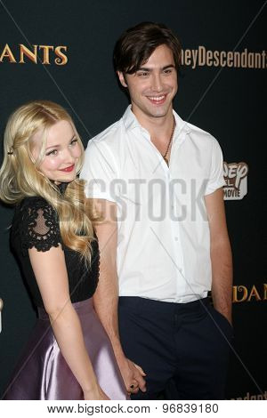 LOS ANGELES - JUL 24:  Dove Cameron, Ryan McCartan at the 