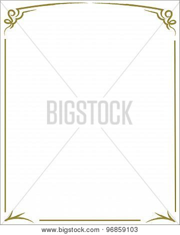 Elegant decorative  frame.