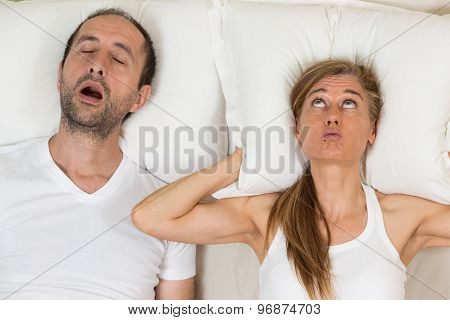 Woman Can Not Sleep