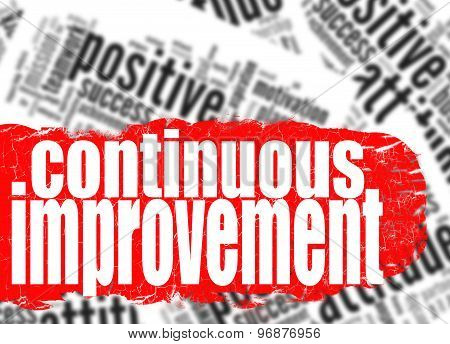 Continuous Improvement Word Cloud
