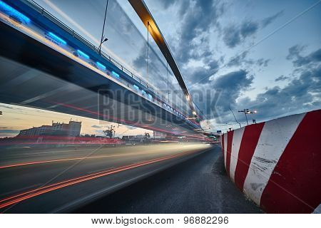 Traffic Motion Near Bridge