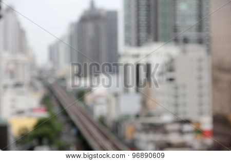 Blury Modern Building