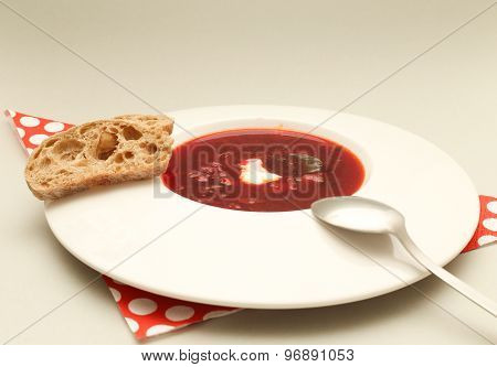 Ukraniai and russian borstch