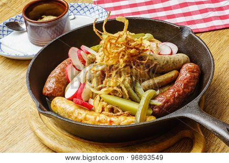 sausages in the bar