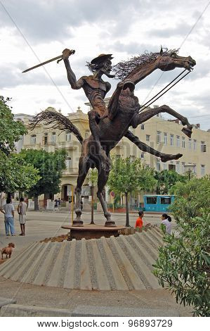 Don Quixote Statue, Havana, Cuba