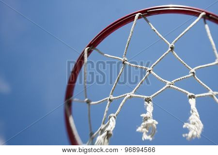Basketball Hoop net sports background