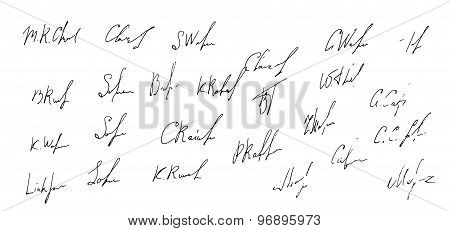 25 business signatures