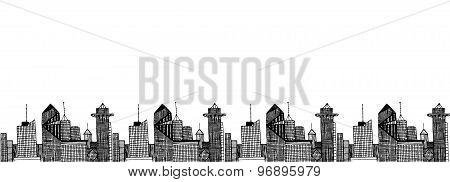 city panorama sketch