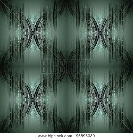 Seamless pattern green black