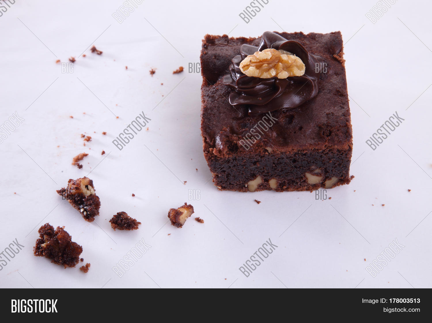 Brownie Crumbs On Image & Photo (Free Trial) Bigstock