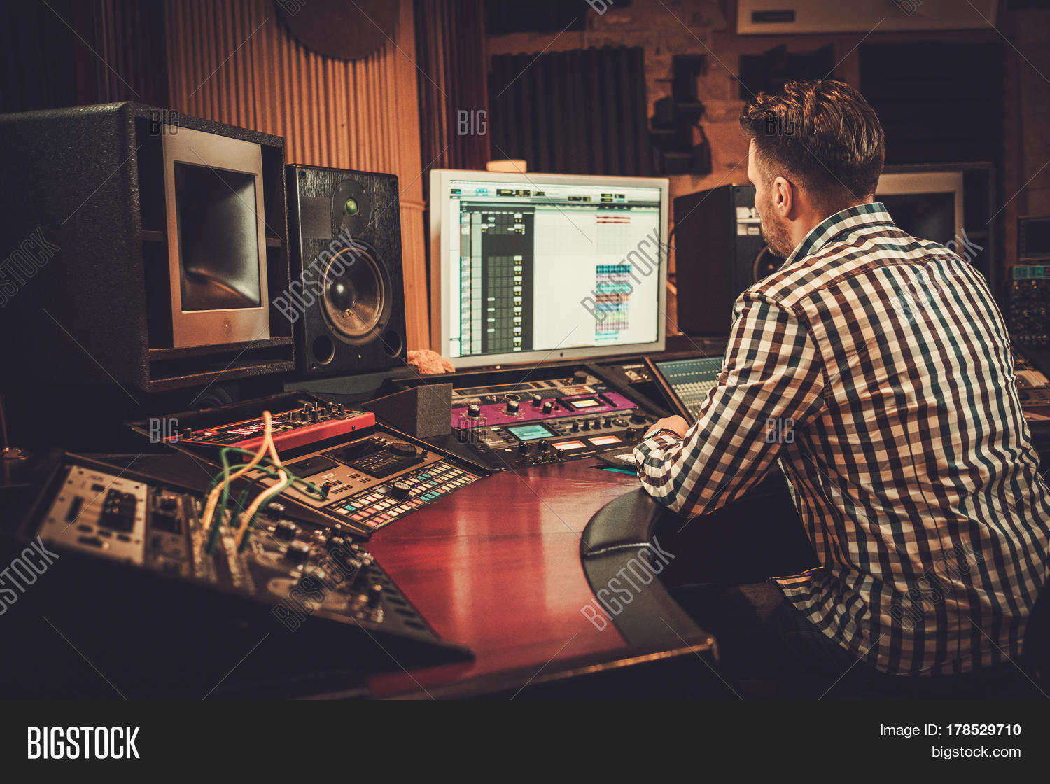 Sound Engineer Working Image & Photo (Free Trial) Bigstock