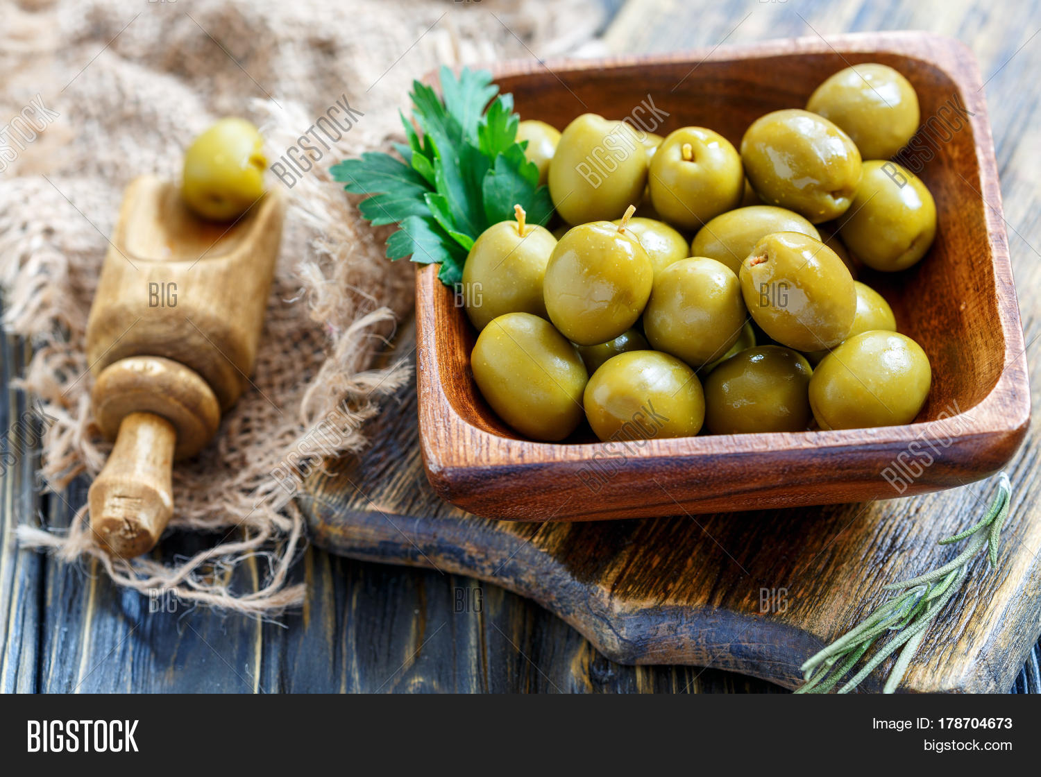 Bowl Green Olives Image & Photo (Free Trial) | Bigstock