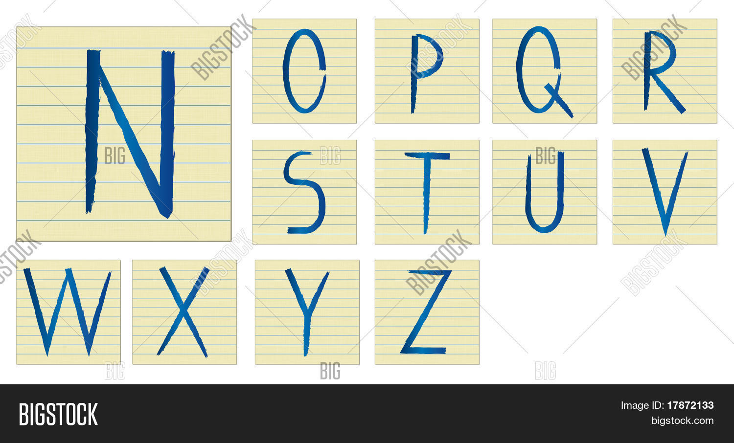 Lined Paper Notes Vector & Photo (Free Trial) Bigstock