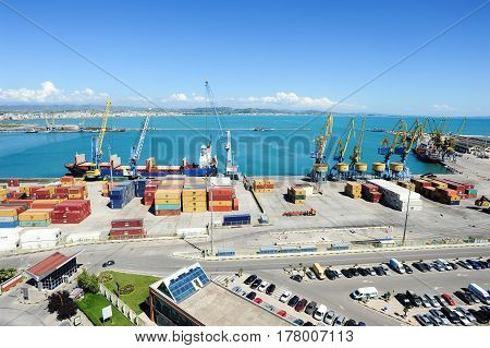 The Commercial Port Of Durres