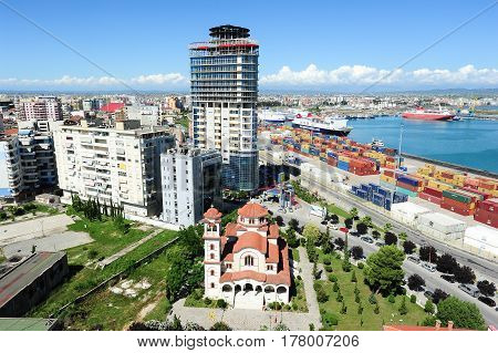 The Commercial Port Of Durres