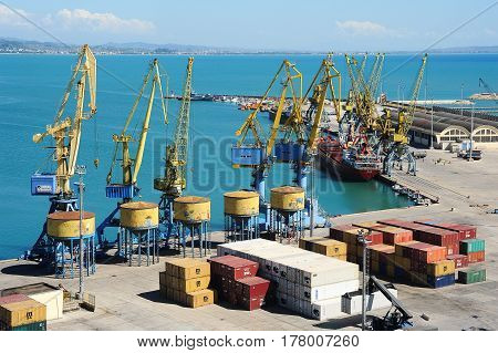 The Commercial Port Of Durres