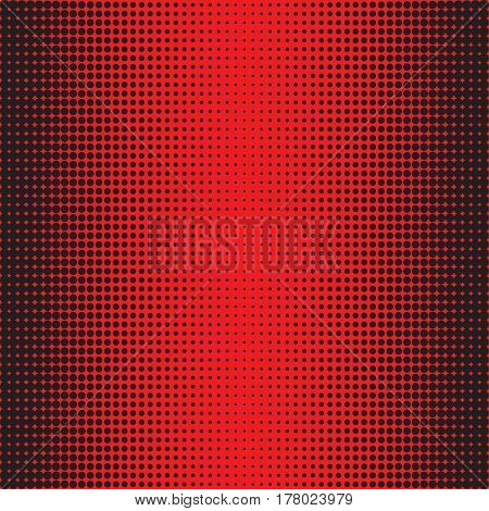 Halftone Dots. Black dots on rad Background. Halftone Texture. Halftone Dots. Halftone Effect. Vector. Background halftone. Comic book background