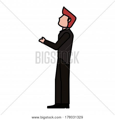 man groom image vector illustration eps 10