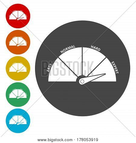 Scale icon. Vector illustration, simple vector icon