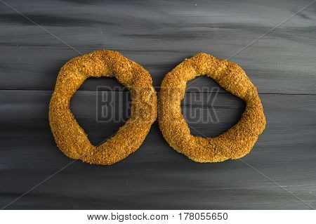 Turkish bagel, sesame bagel, crispy bagel, turkey bagels, bagels in various concepts, tea and pretzels pictures