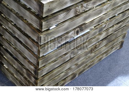 Wall Texture Made Of Ooden Planks